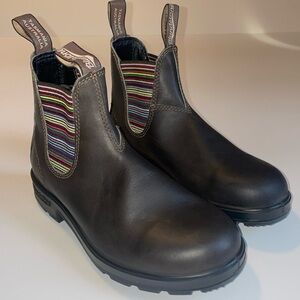 BLUNDSTONES Originals #1409 Stout Brown/Stripes Us size 7.5